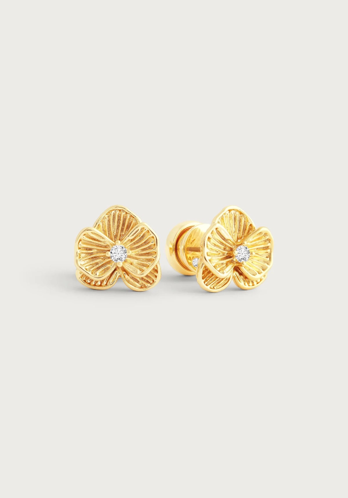 Orchid Gold Stud Earrings - Robert's-Anabel Aram-Robert's