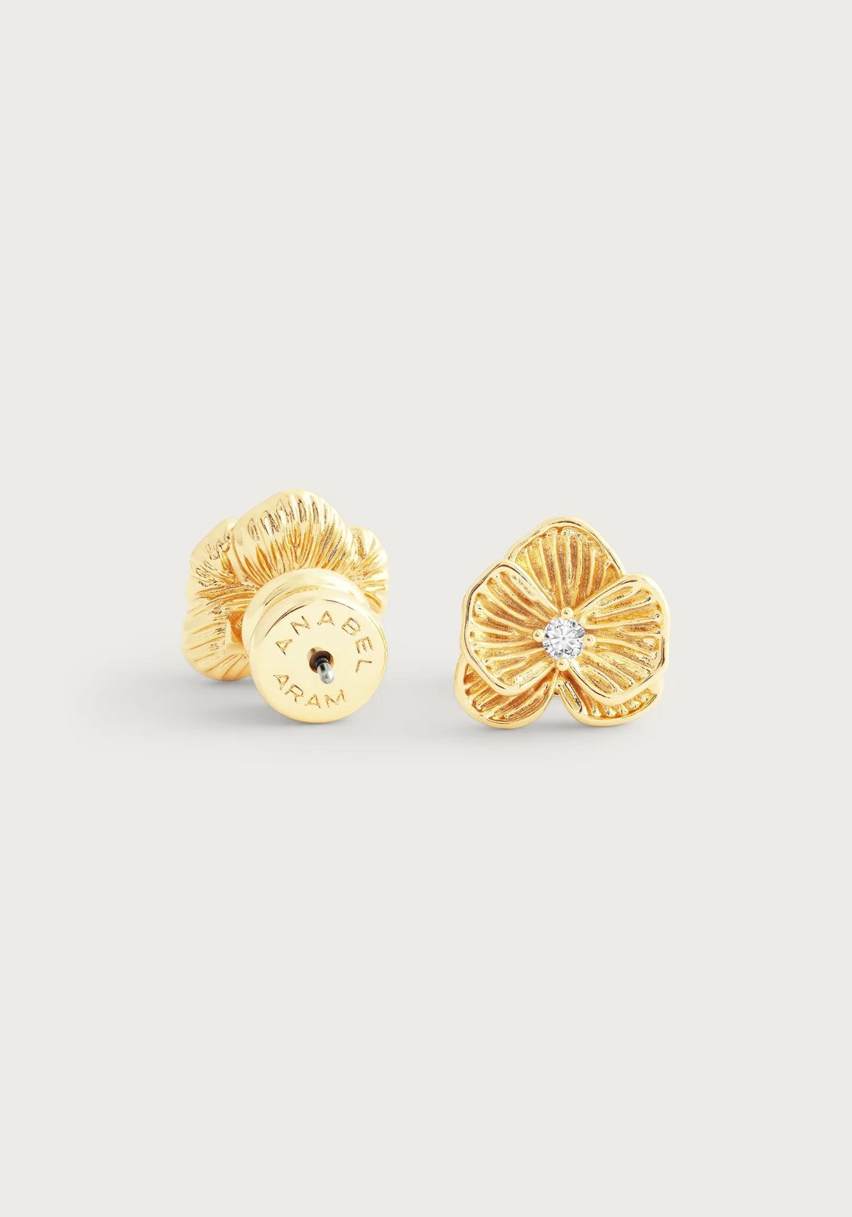 Orchid Gold Stud Earrings - Robert's-Anabel Aram-Robert's