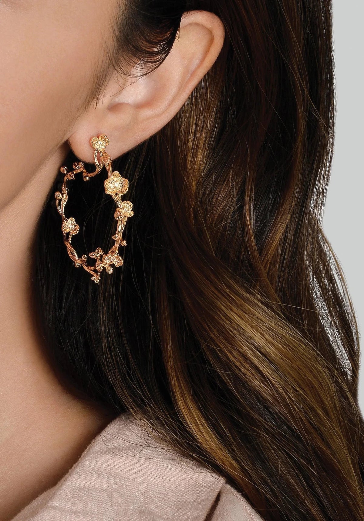 Orchid Hoop Earrings - Robert's-Anabel Aram-Robert's