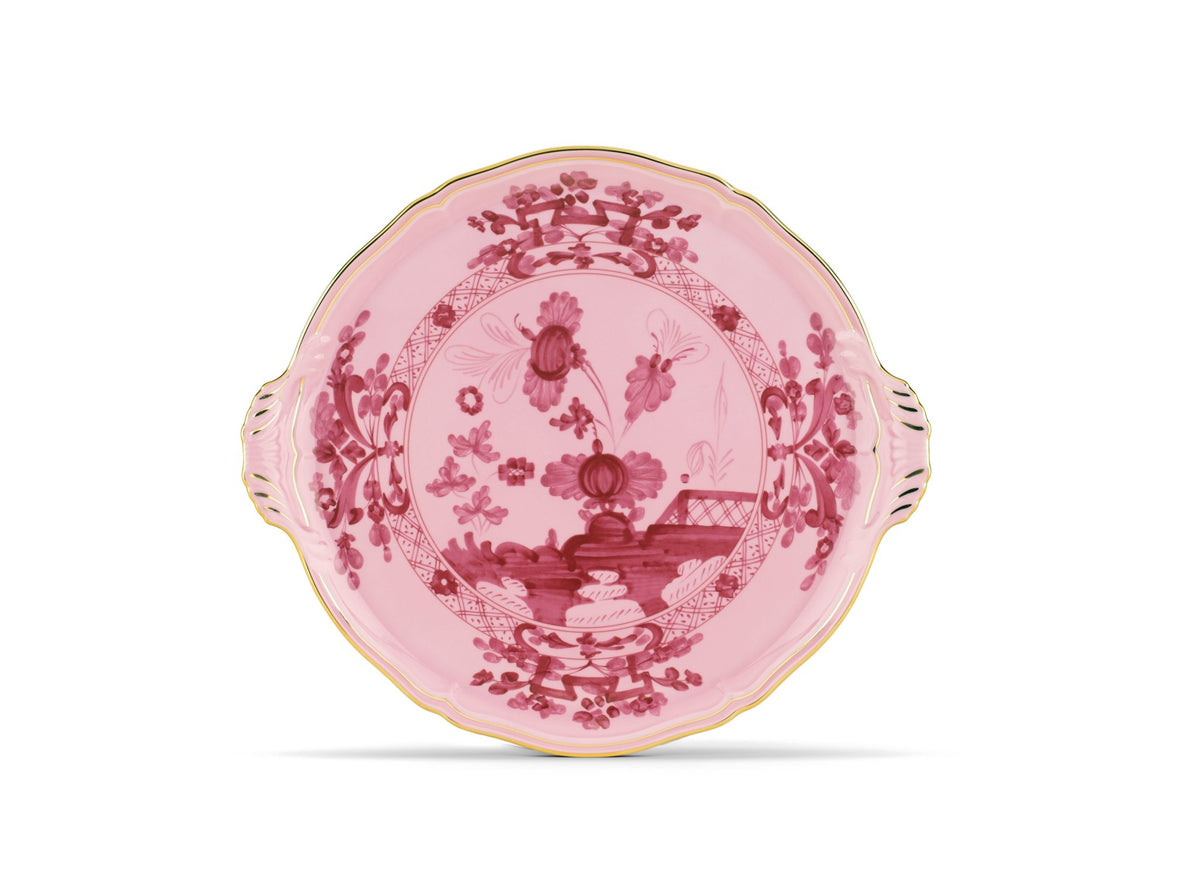 Oriente Italiano Cake Plate Porpora - Robert's-Ginori 1735-Robert's