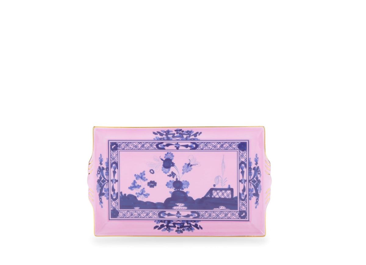 Oriente Italiano Tesori Azalea Rectangular Tray - Robert's-Ginori 1735-Robert's
