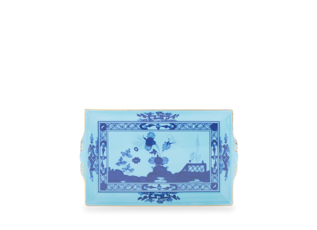 Oriente Italiano Tesori Iris Rectangular Tray - Robert's-Ginori 1735-Robert's