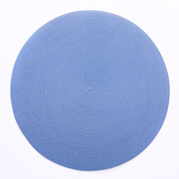 Original Braided Round Placemat Colony Blue - Robert's-Deborah Rhodes-Robert's