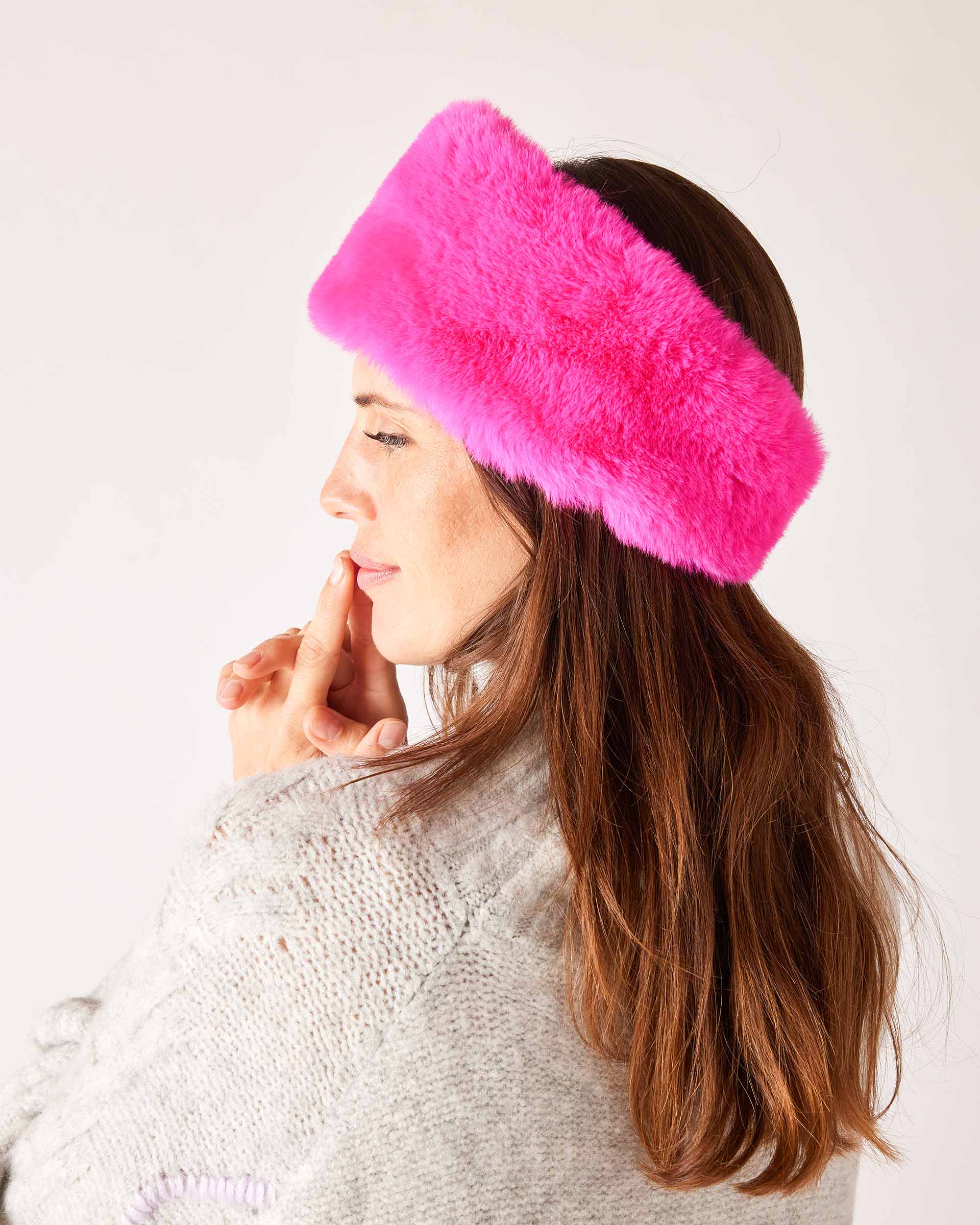 Cozy Cabin Faux Fur Headband