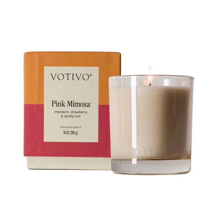 Pink Mimosa 10 oz. Signature Candle - Robert's-VOTIVO-Robert's