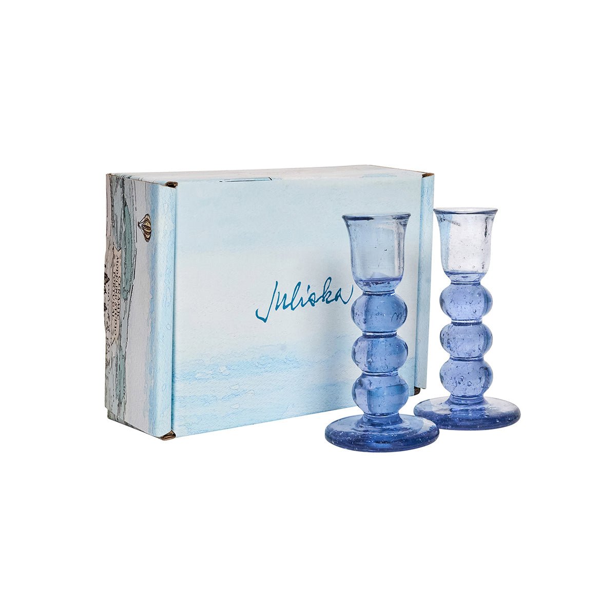 Provence 5" Candlestick Set/2 - Chambray - Robert's-Juliska-Robert's