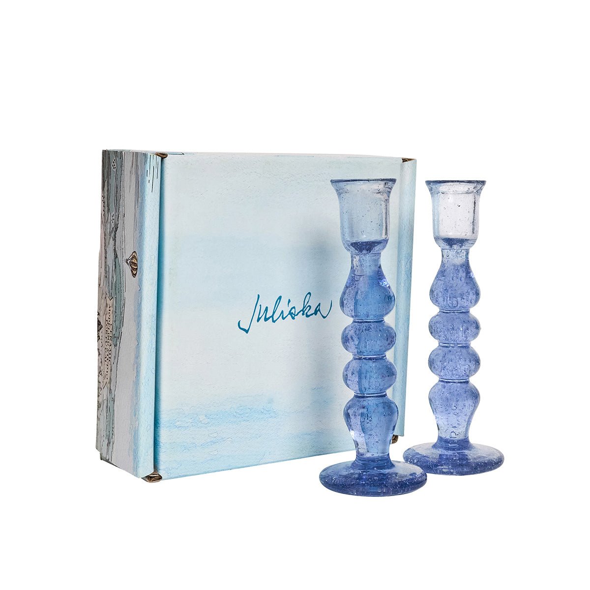 Provence 7" Candlestick Set/2 - Chambray - Robert's-Juliska-Robert's