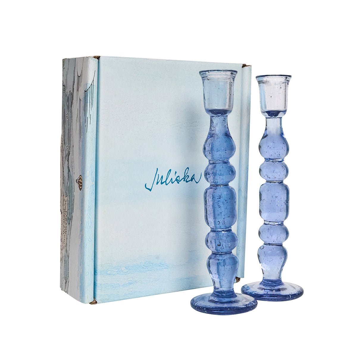 Provence 9" Candlestick Set/2 - Chambray - Robert's-Juliska-Robert's