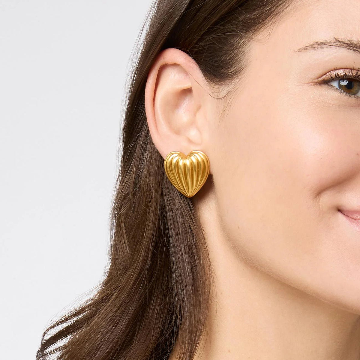 Puffy Heart Statement Stud - Robert's-Julie Vos-Robert's