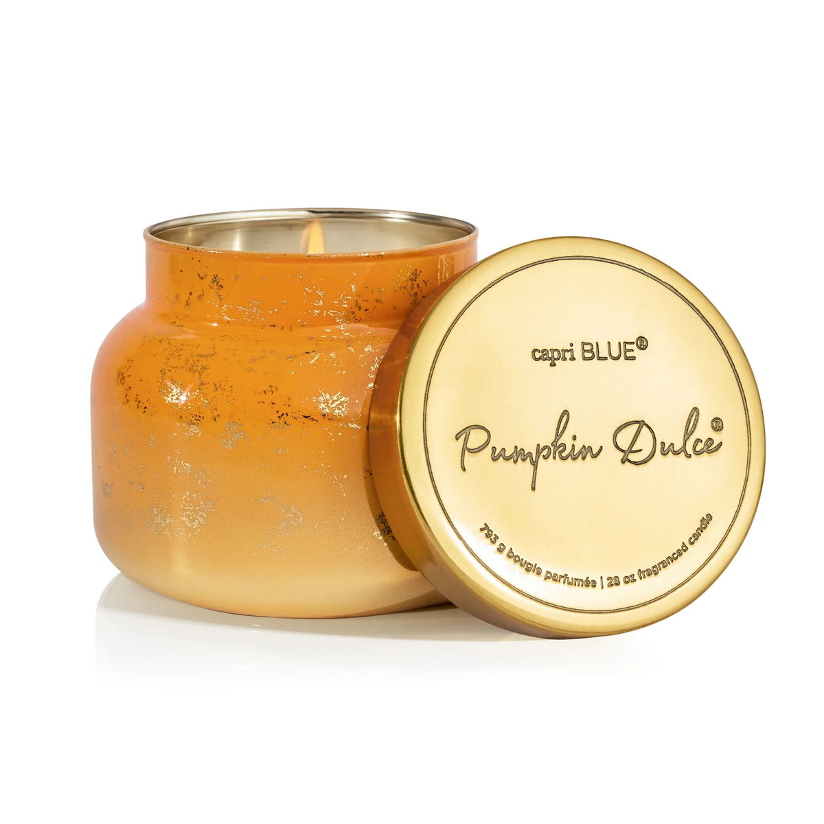 Pumpkin Dulce Glimmer Oversized Candle - Robert's-Capri Blue-Robert's