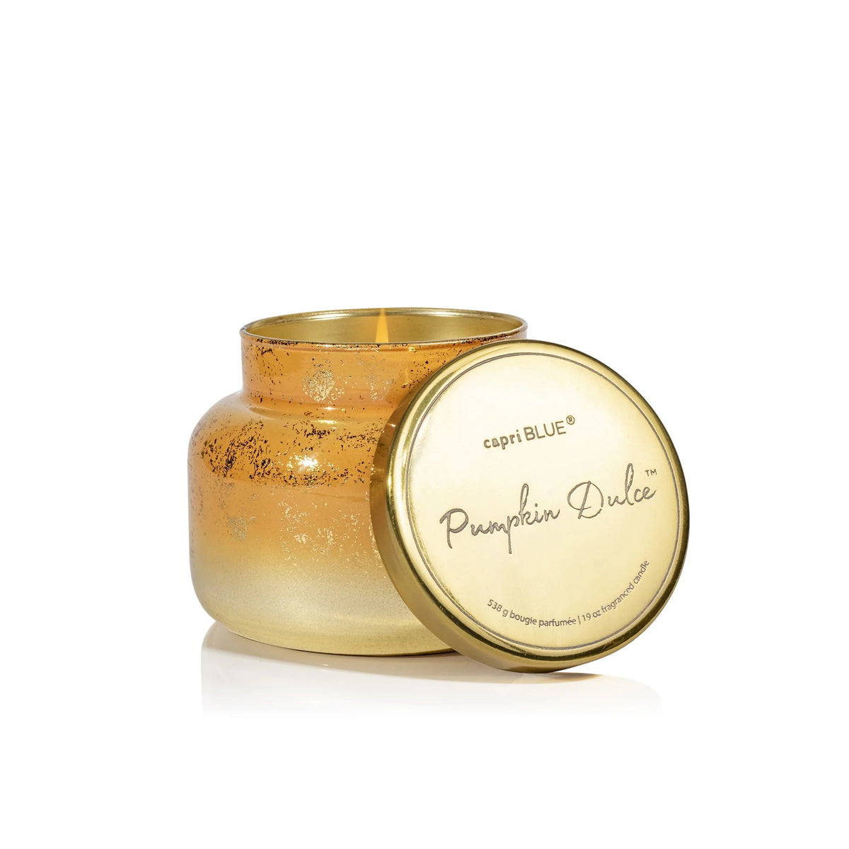 Pumpkin Dulce Glimmer Signature Candle - Robert's-Capri Blue-Robert's