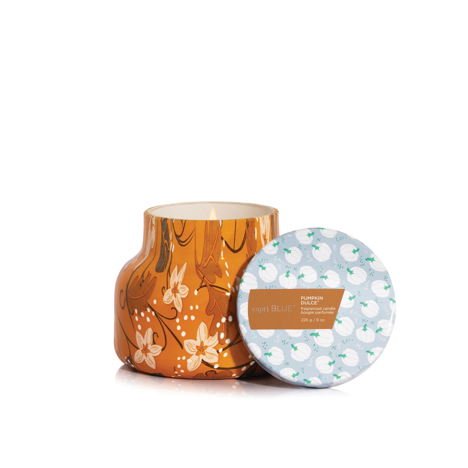Pumpkin Dulce Holiday Pattern Play Petite Candle