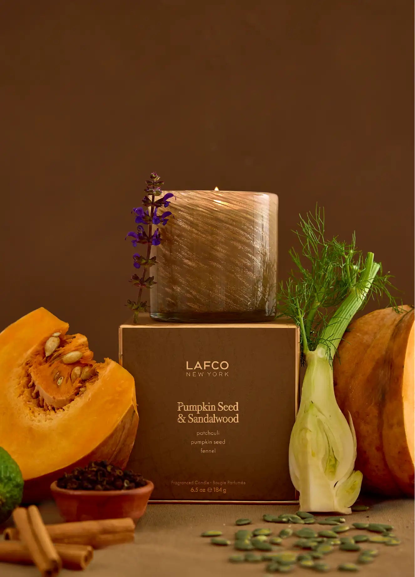 Pumpkin Seed & Sandalwood 6.5oz Candle