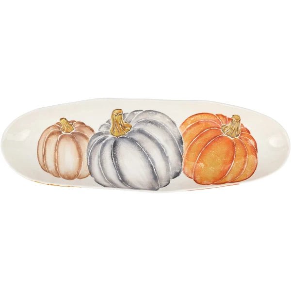Pumpkins Narrow Oval Platter - Robert's-VIETRI-Robert's