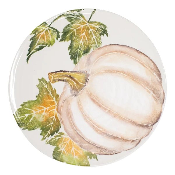 Pumpkins Round Platter with Pumpkin - Robert's-VIETRI-Robert's