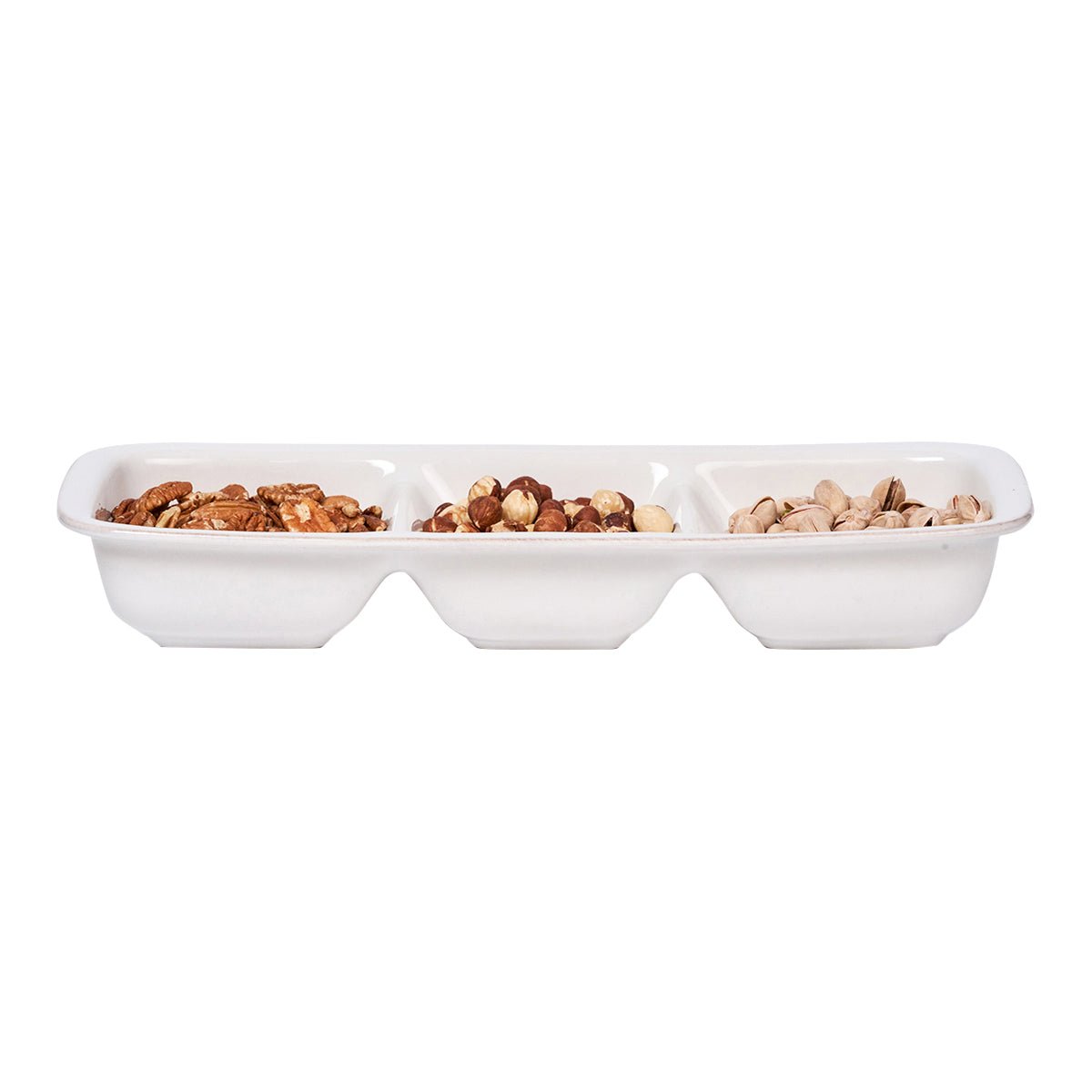 Puro 15" Triple Section Server - Whitewash - Robert's-Juliska-Robert's