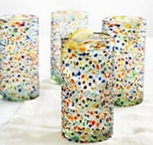 RAH Confetti Hand Made Highball - Robert's-ROSE ANN HALL-Robert's