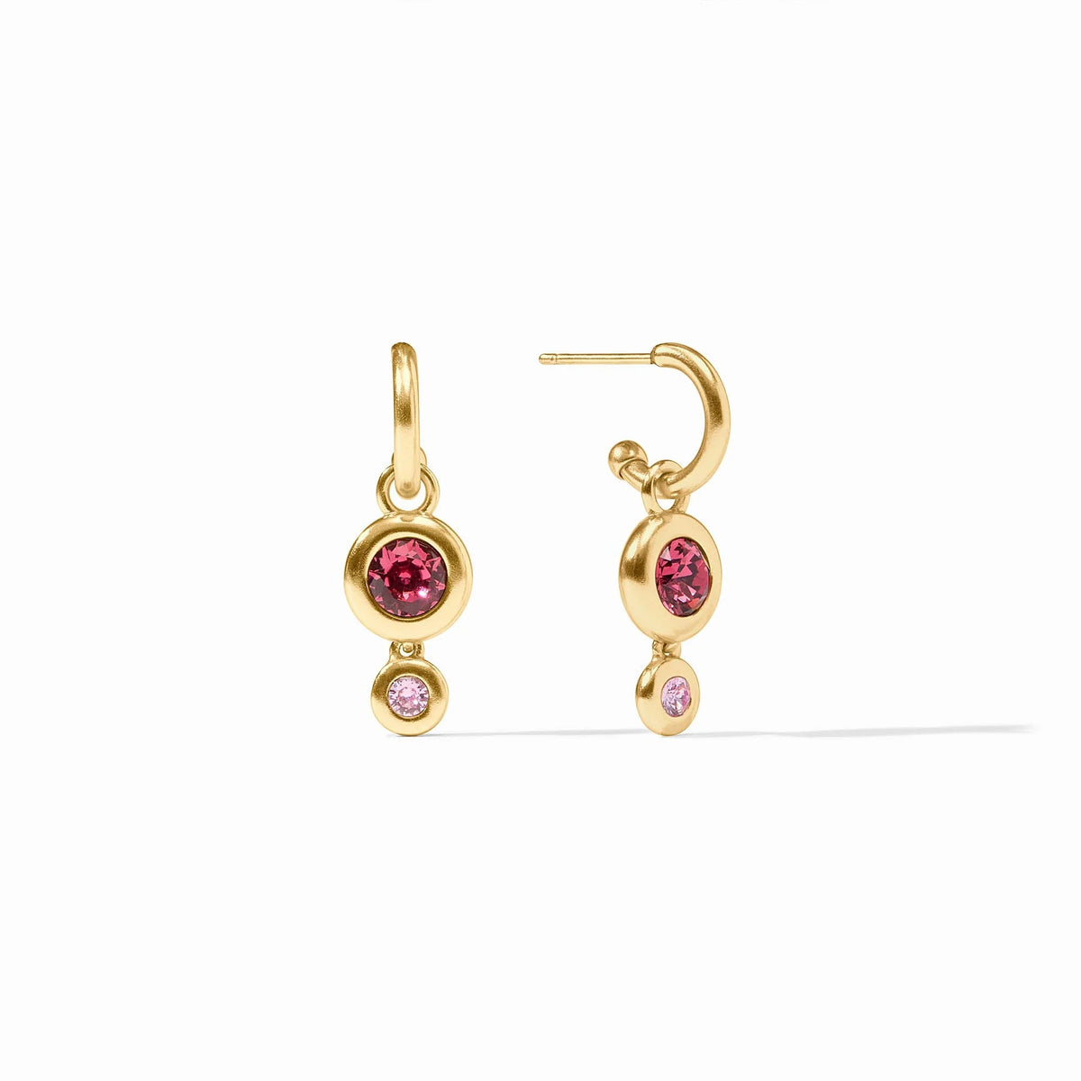 Rainbow Duo Hoop & Charm Earring - Robert's-Julie Vos-Robert's
