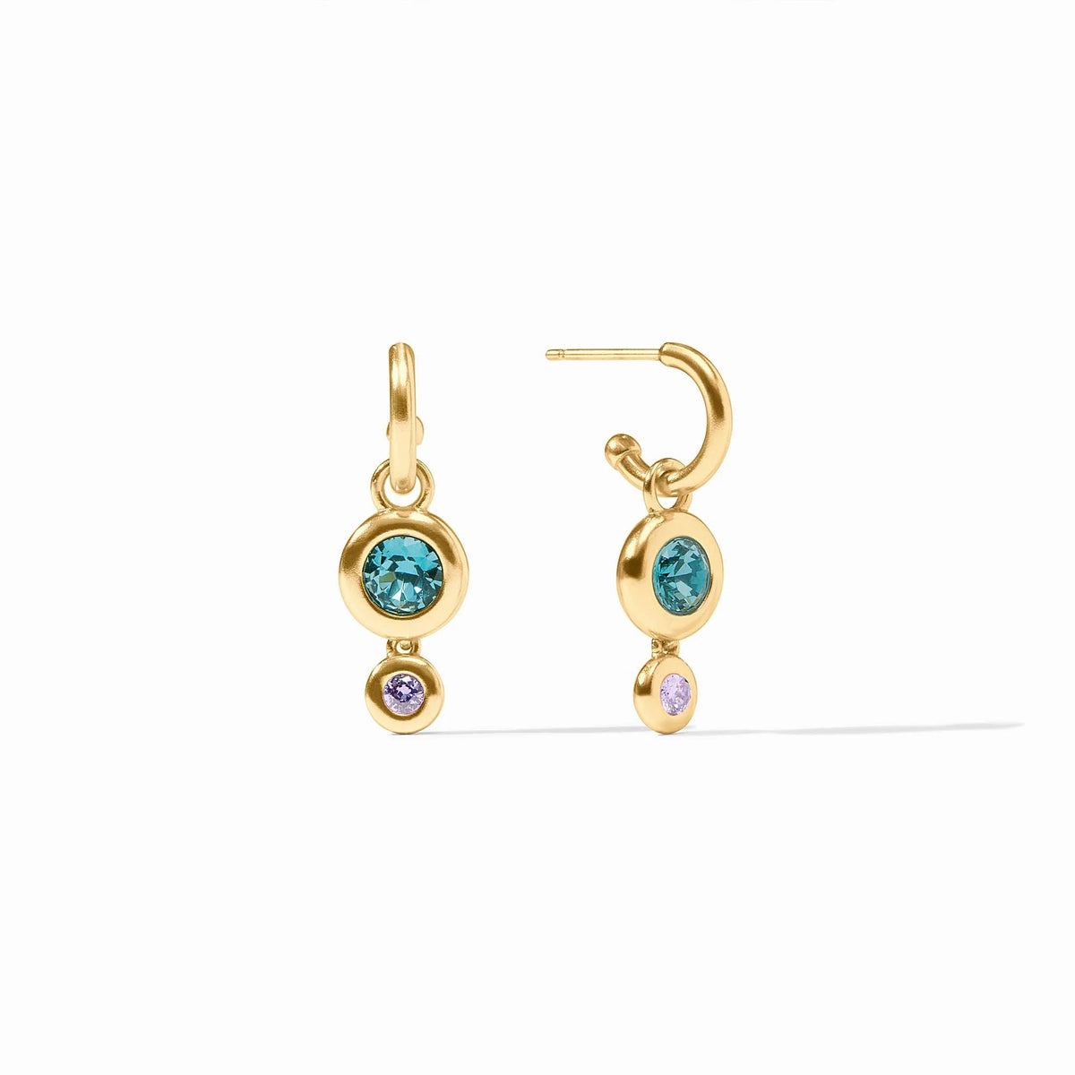 Rainbow Duo Hoop & Charm Earring - Robert's-Julie Vos-Robert's