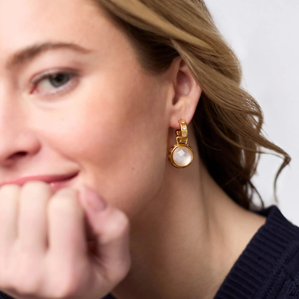 Rainbow Hoop & Charm Earring - Robert's-Julie Vos-Robert's