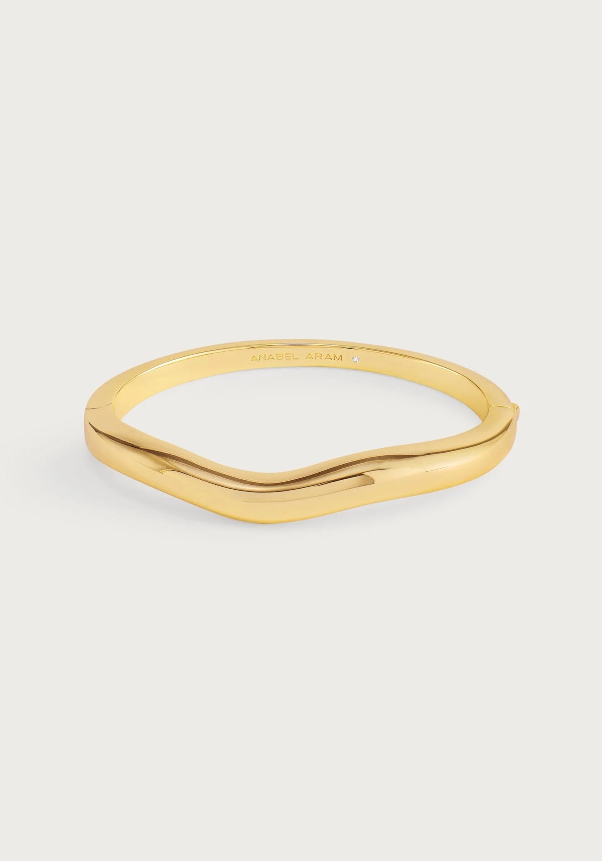 Anabel Aram-River Slim Hinged Bangle, Gold - Robert's