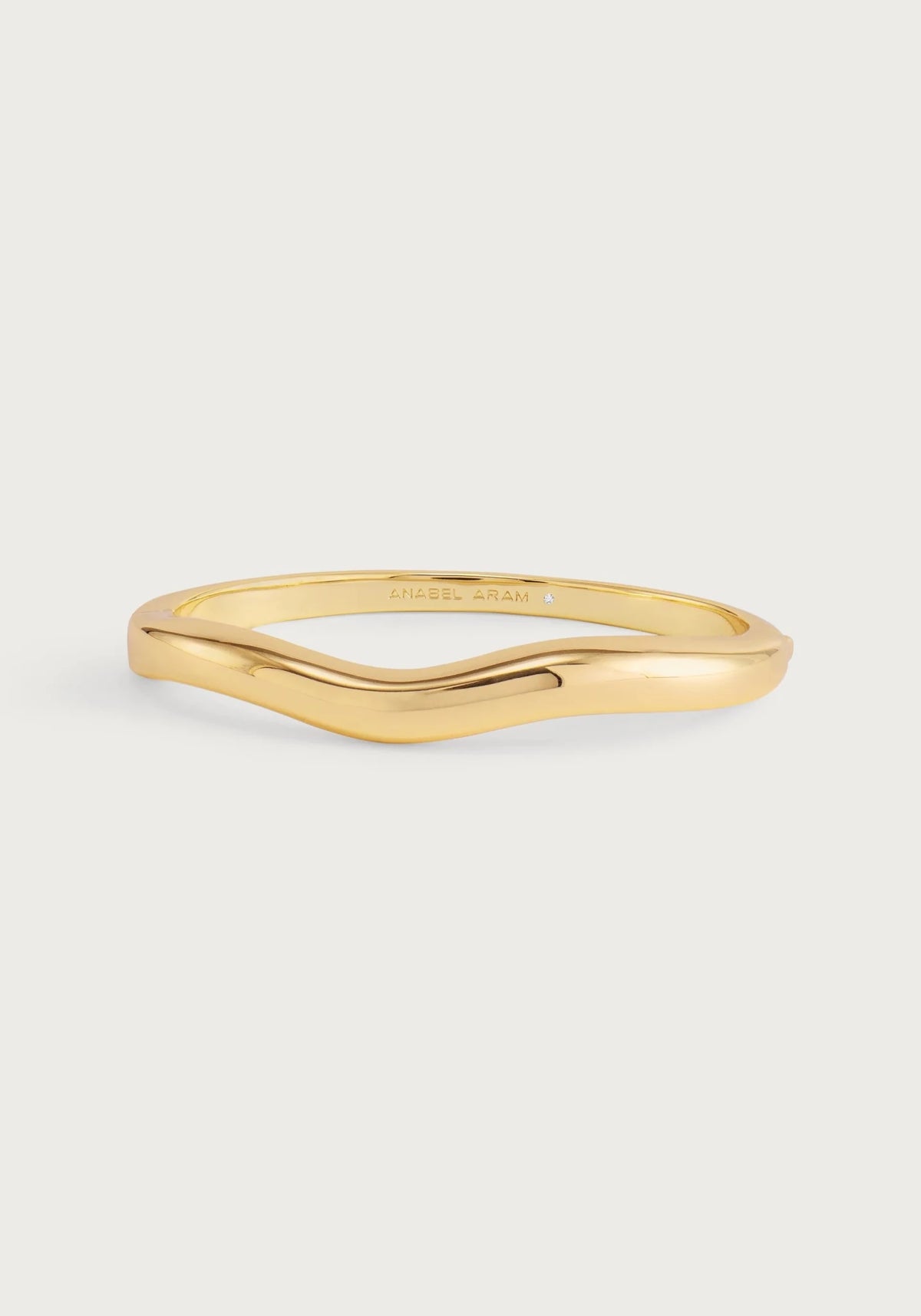 Anabel Aram-River Slim Hinged Bangle, Gold - Robert's