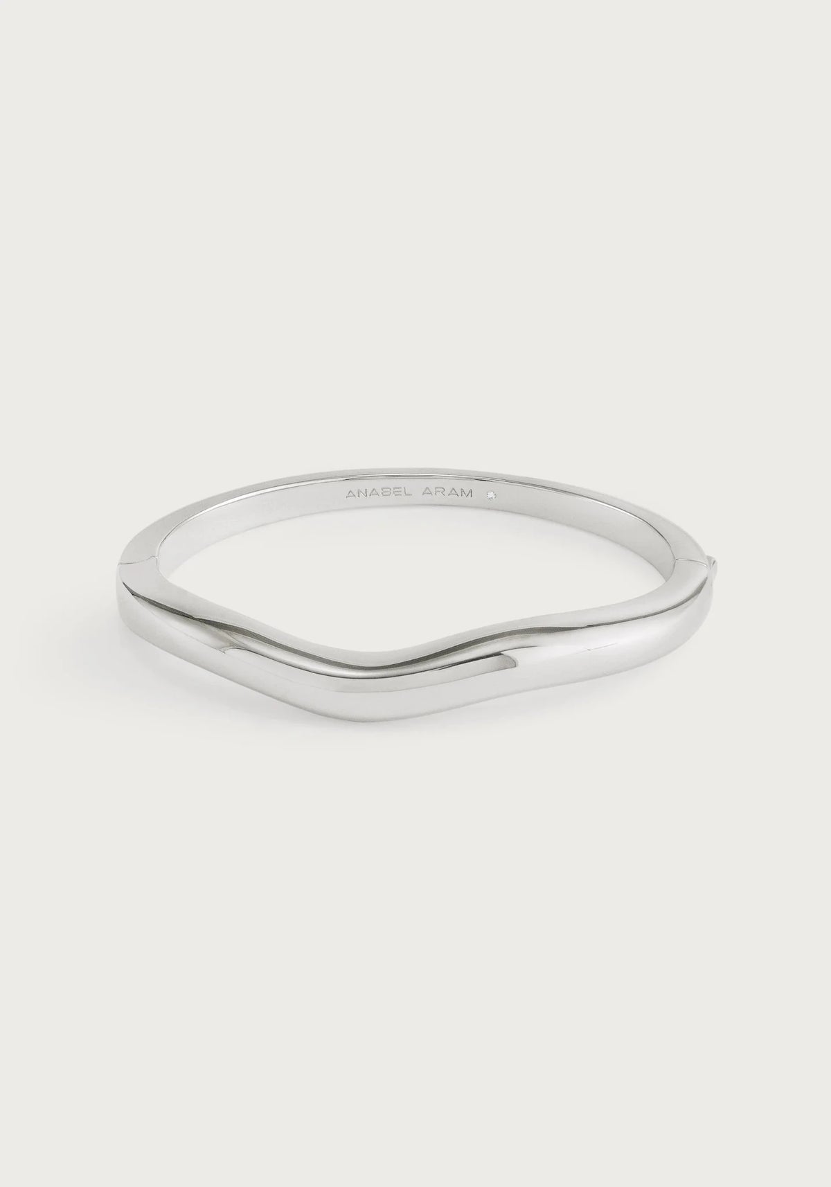 Anabel Aram-River Slim Hinged Bangle, Silver - Robert's
