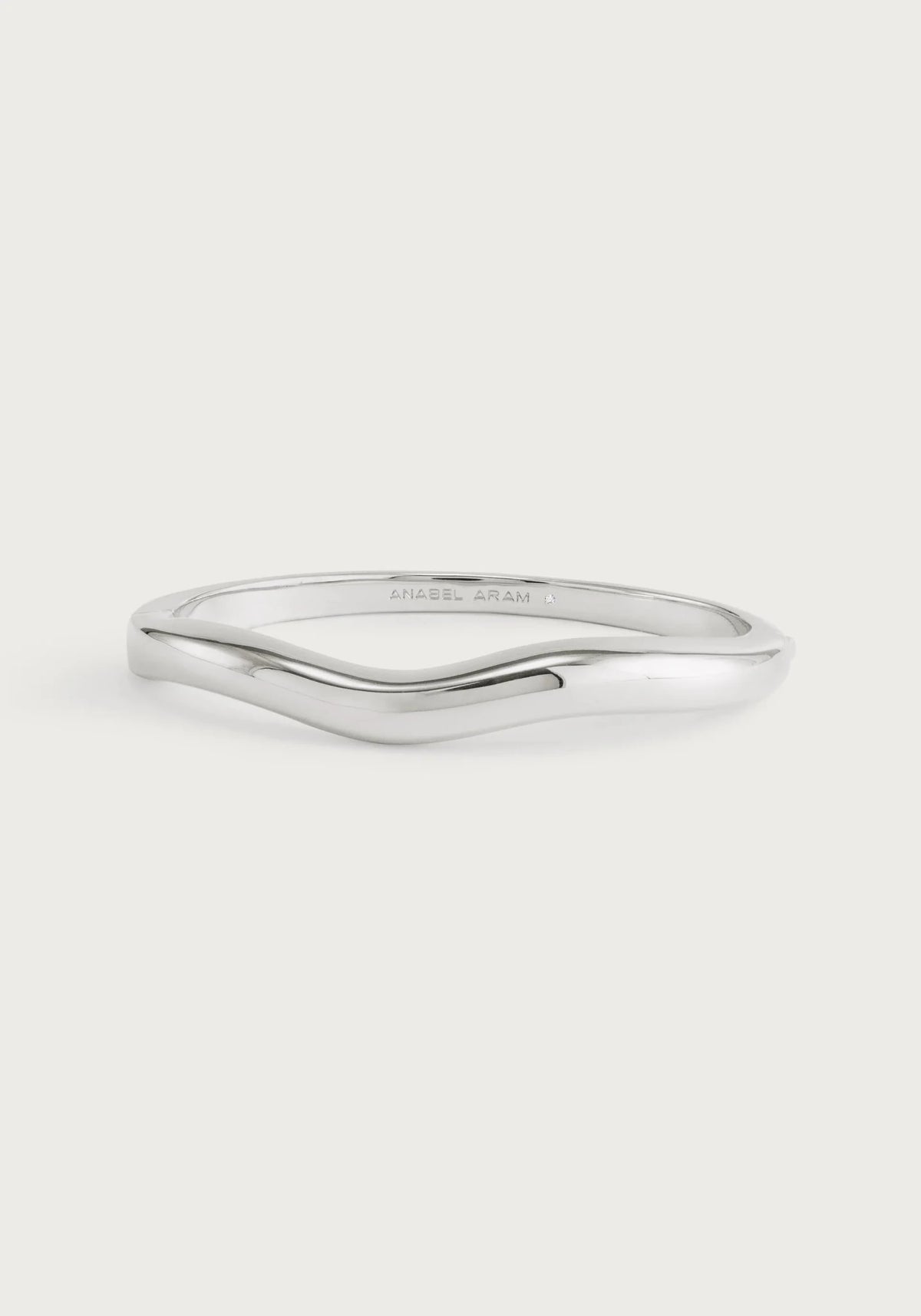 Anabel Aram-River Slim Hinged Bangle, Silver - Robert's
