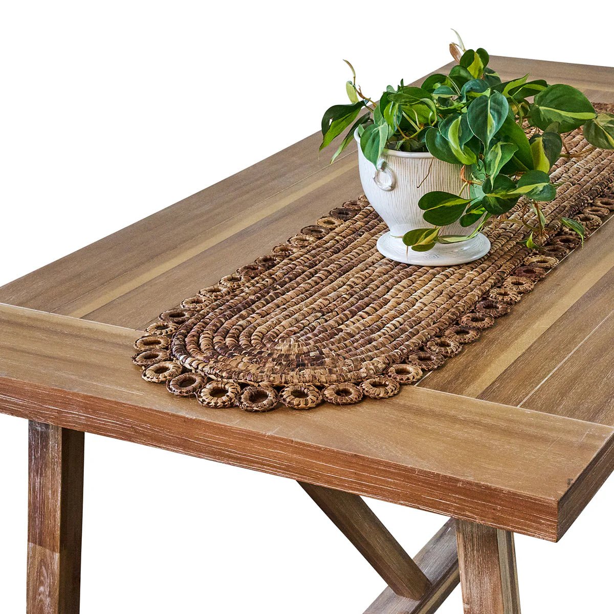 Rustic Ring 16" x 60" Table Runner - Natural - Robert's-Juliska-Robert's