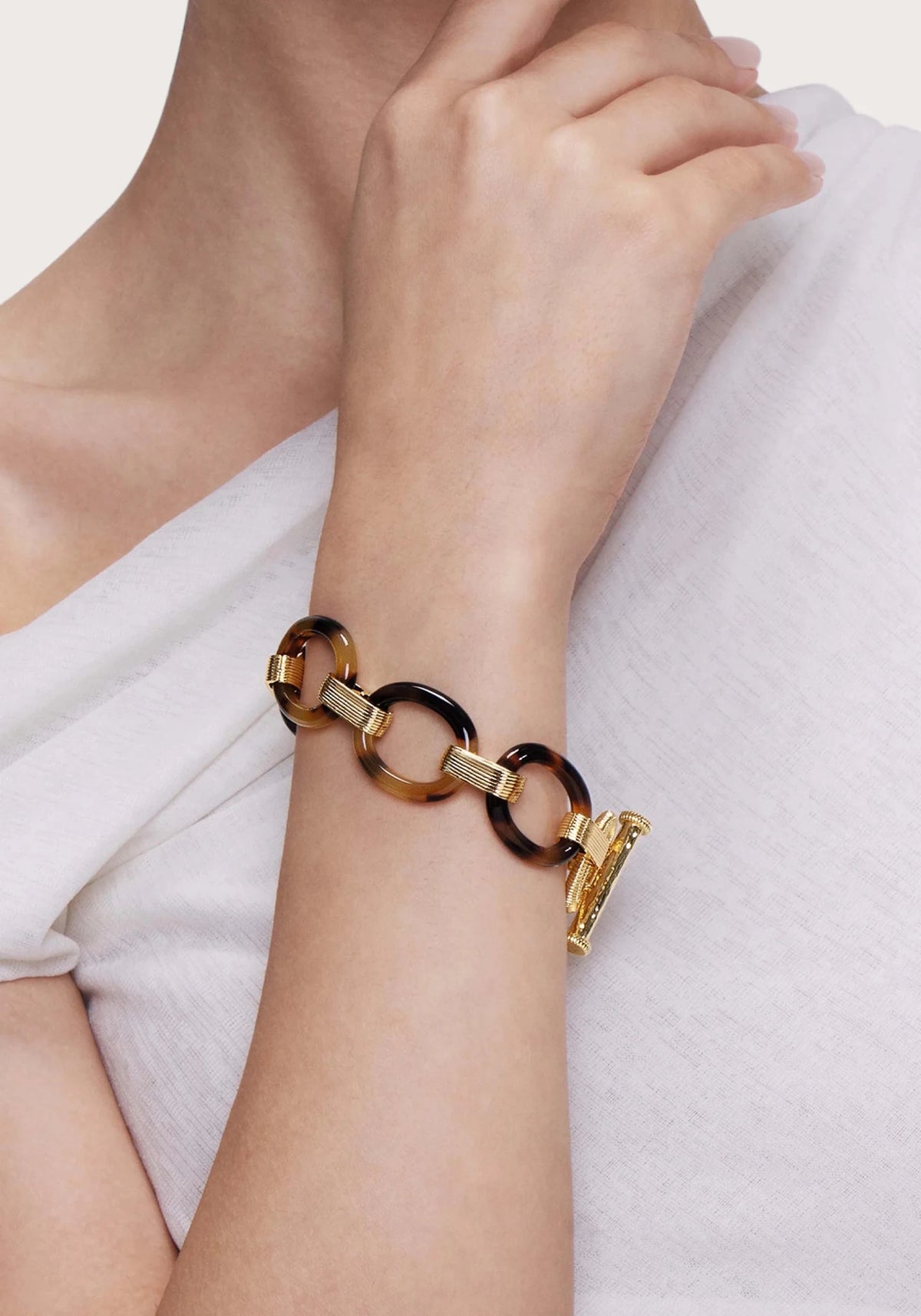 Anabel Aram-Safari Tortoise Link Bracelet - Robert's