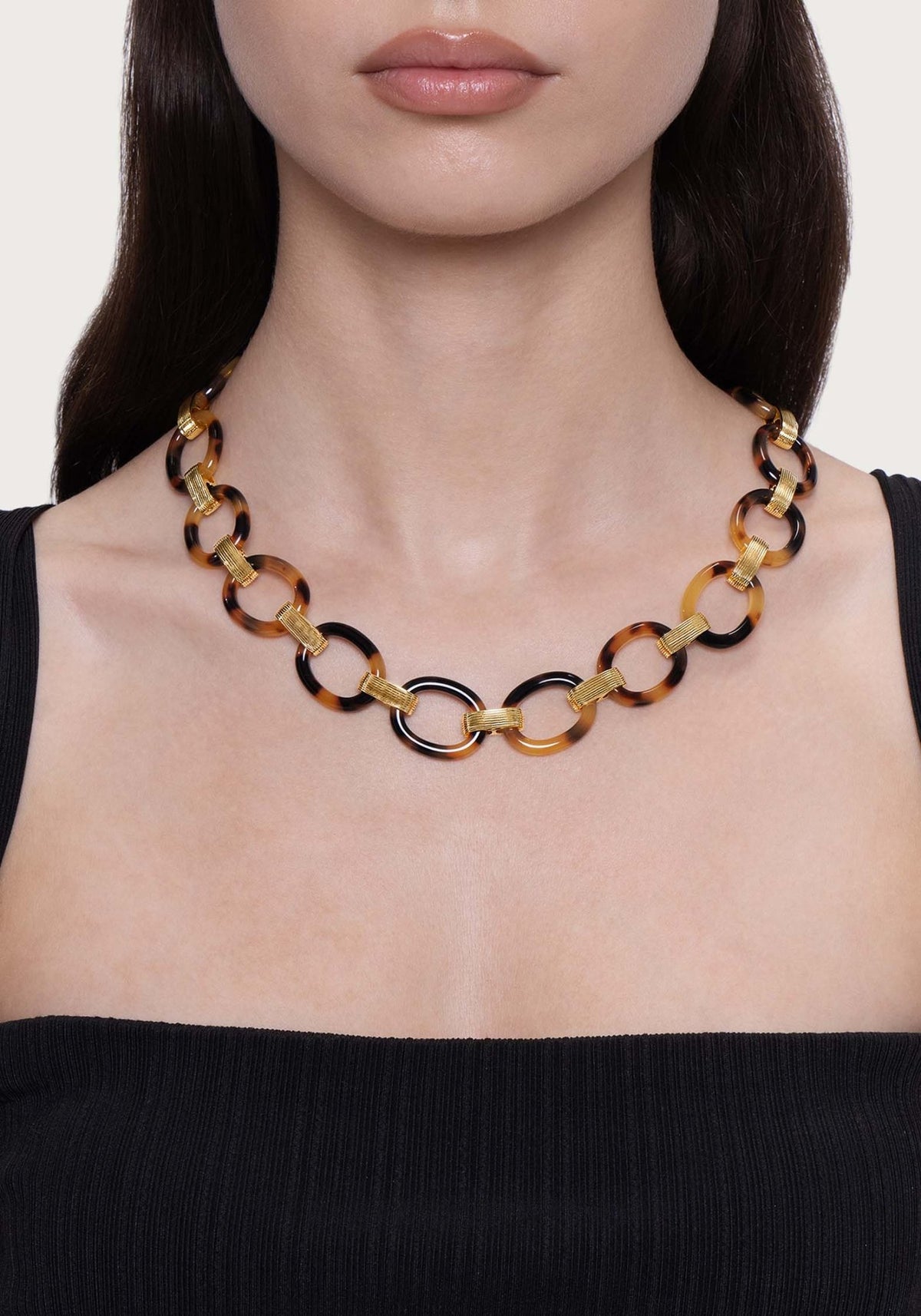 Anabel Aram-Safari Tortoise Link Necklace - Robert's