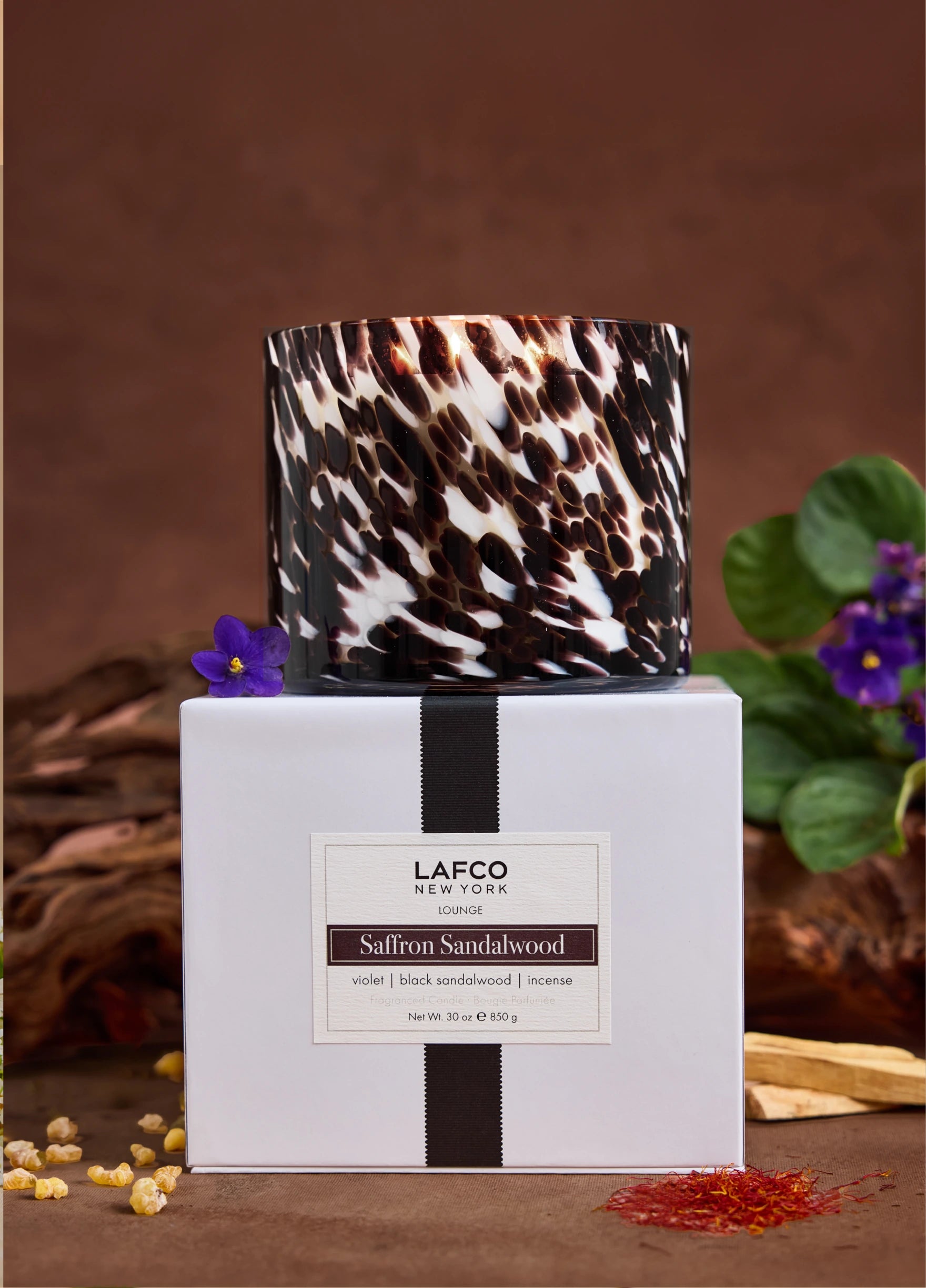 Saffron Sandalwood 3-Wick Candle