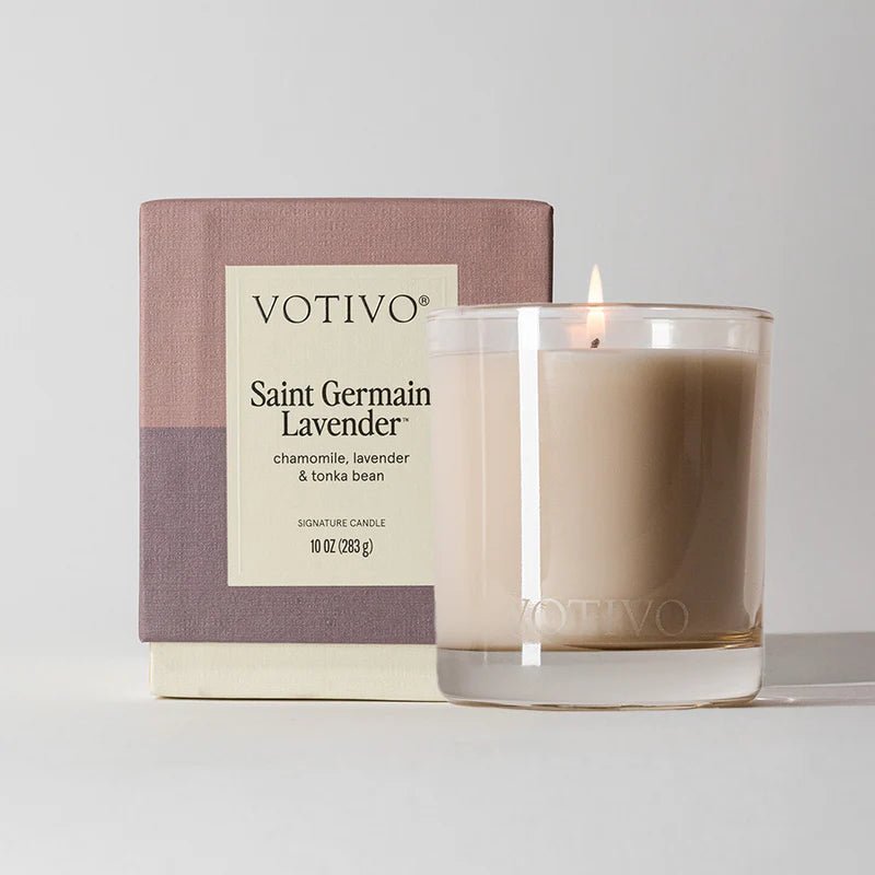 Saint Germain Lavender 10 oz. Signature Candle - Robert's-VOTIVO-Robert's