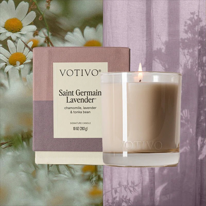 Saint Germain Lavender 10 oz. Signature Candle - Robert's-VOTIVO-Robert's