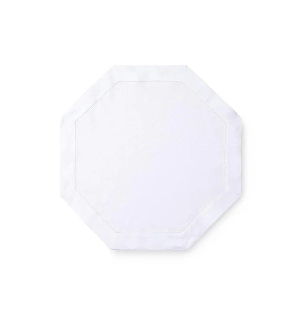 Classico Placemats Octagonal White Set of 4