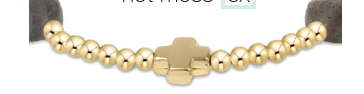 Signature Cross Admire Gold Pattern 3mm Bead Bracelet - Laborite - Robert's-enewton-Robert's