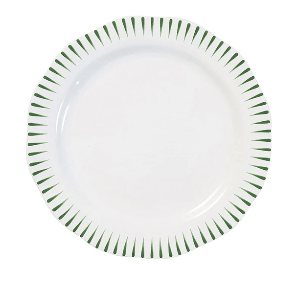 Sitio Stripe Dinner Plate - Basil - Robert's-Juliska-Robert's
