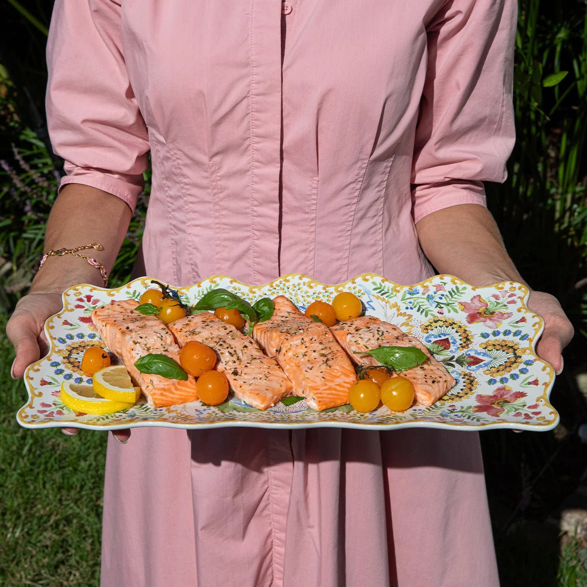 Sofia 16" Rectangular Platter - Multi - Robert's-Juliska-Robert's