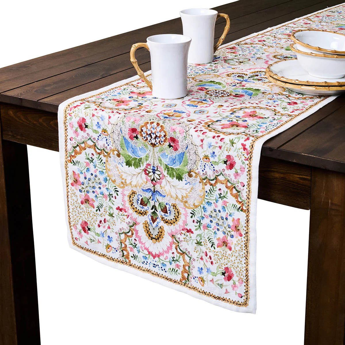 Sofia 18" x 90" Table Runner - Multi - Robert's-Juliska-Robert's
