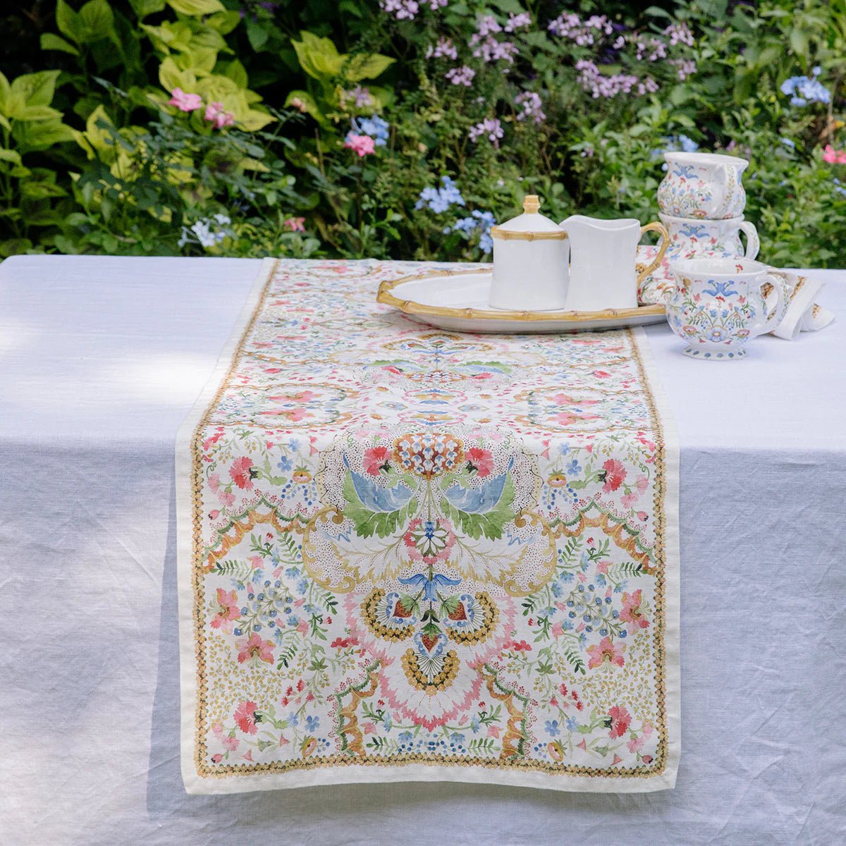 Sofia 18" x 90" Table Runner - Multi - Robert's-Juliska-Robert's