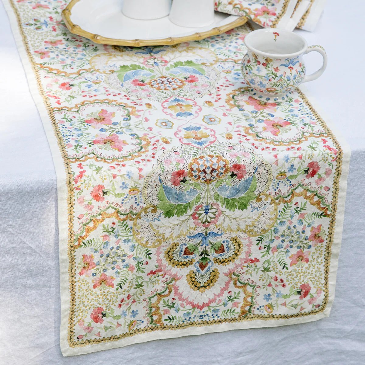 Sofia 18" x 90" Table Runner - Multi - Robert's-Juliska-Robert's