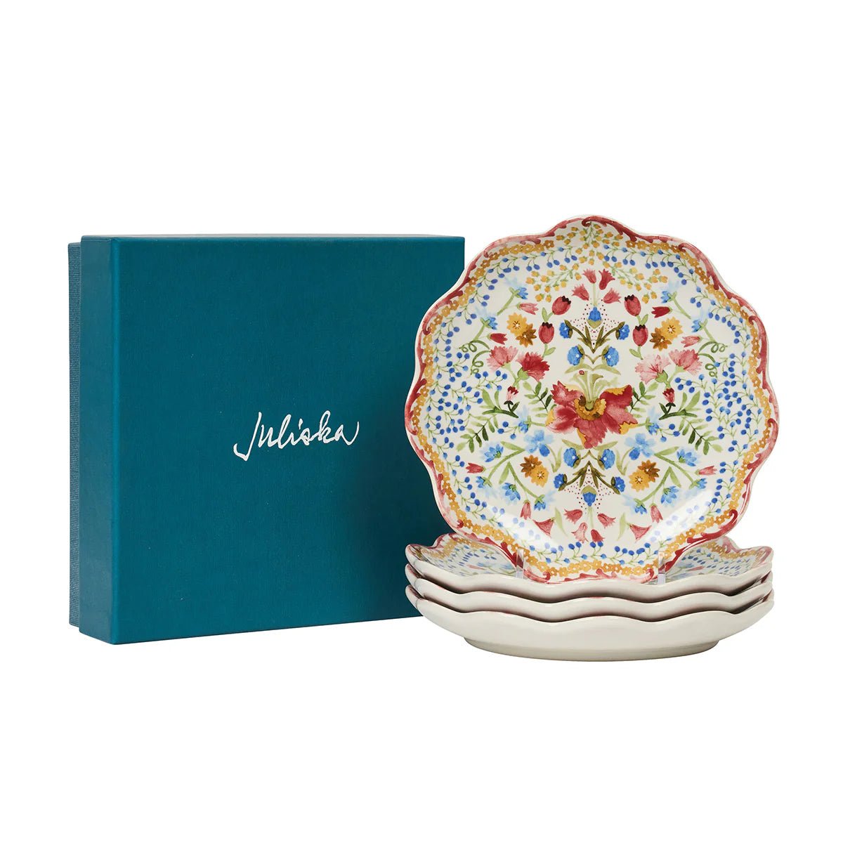 Sofia Side/Cocktail Plate Set/4 - Multi - Robert's-Juliska-Robert's