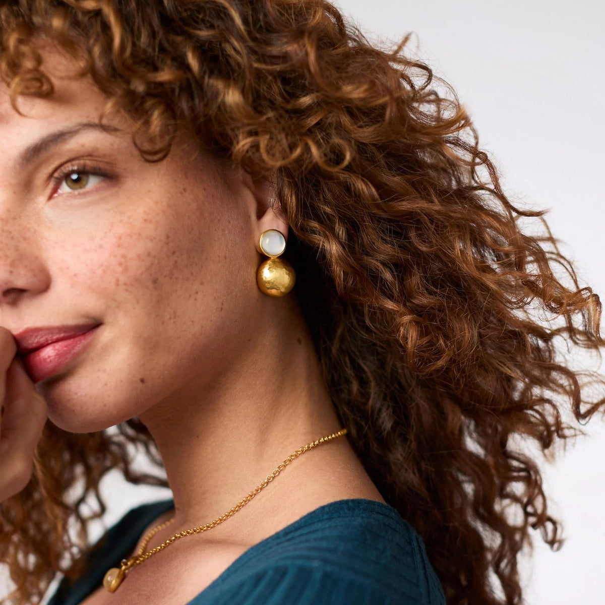 Solara Midi Earring Gold - Robert's-Julie Vos-Robert's