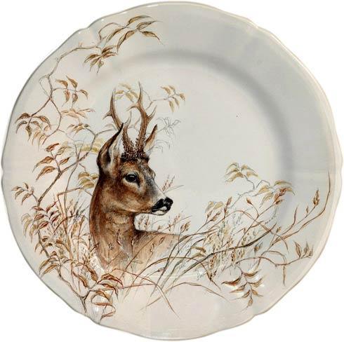 Sologne Dessert Plate Deer - Robert's-GIEN-Robert's