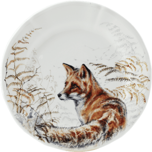 Sologne Dessert Plate Fox - Robert's-GIEN-Robert's