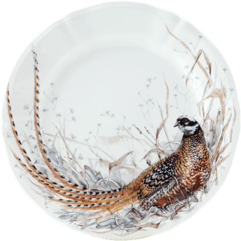 Sologne Dessert Plate Pheasant - Robert's-GIEN-Robert's