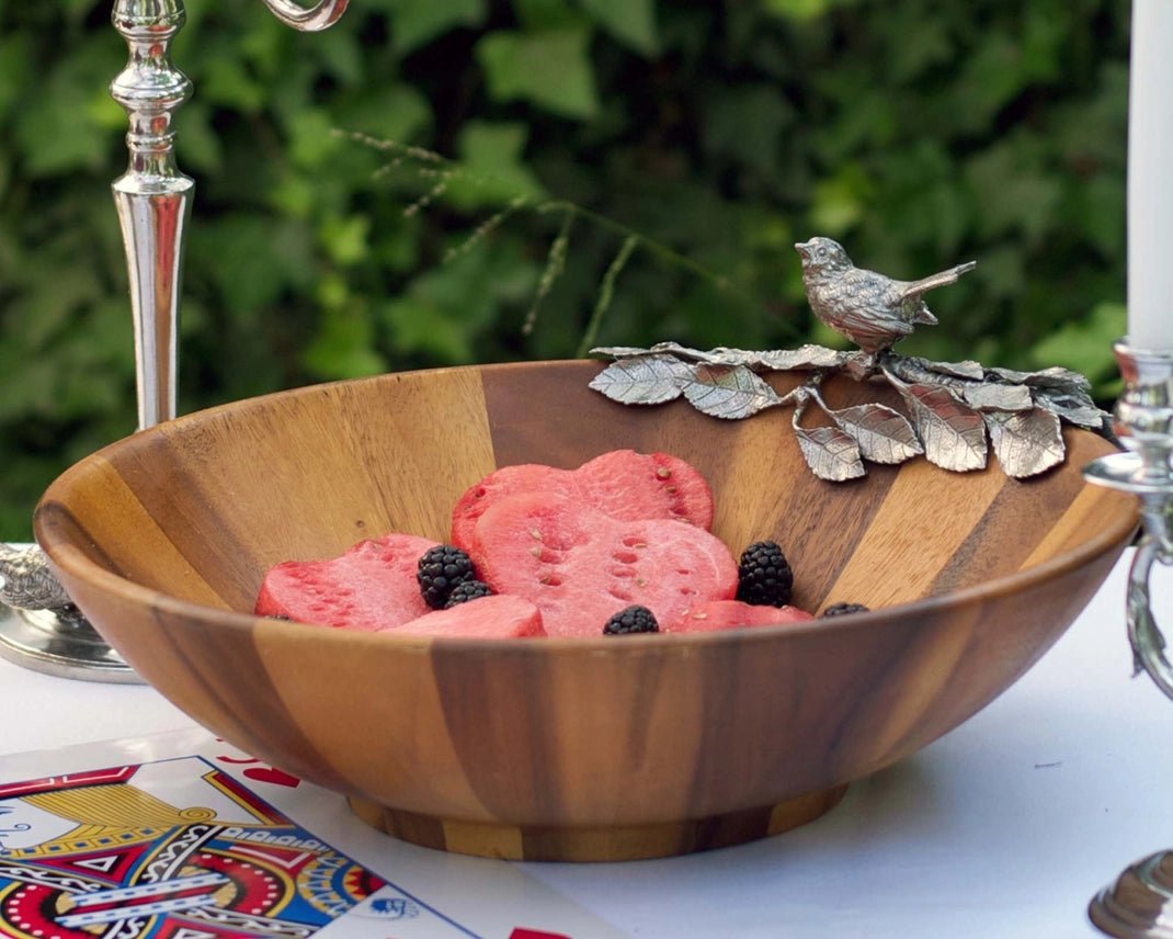 Song Bird Salad Serving Bowl - Robert's-VAGABOND HOUSE-Robert's