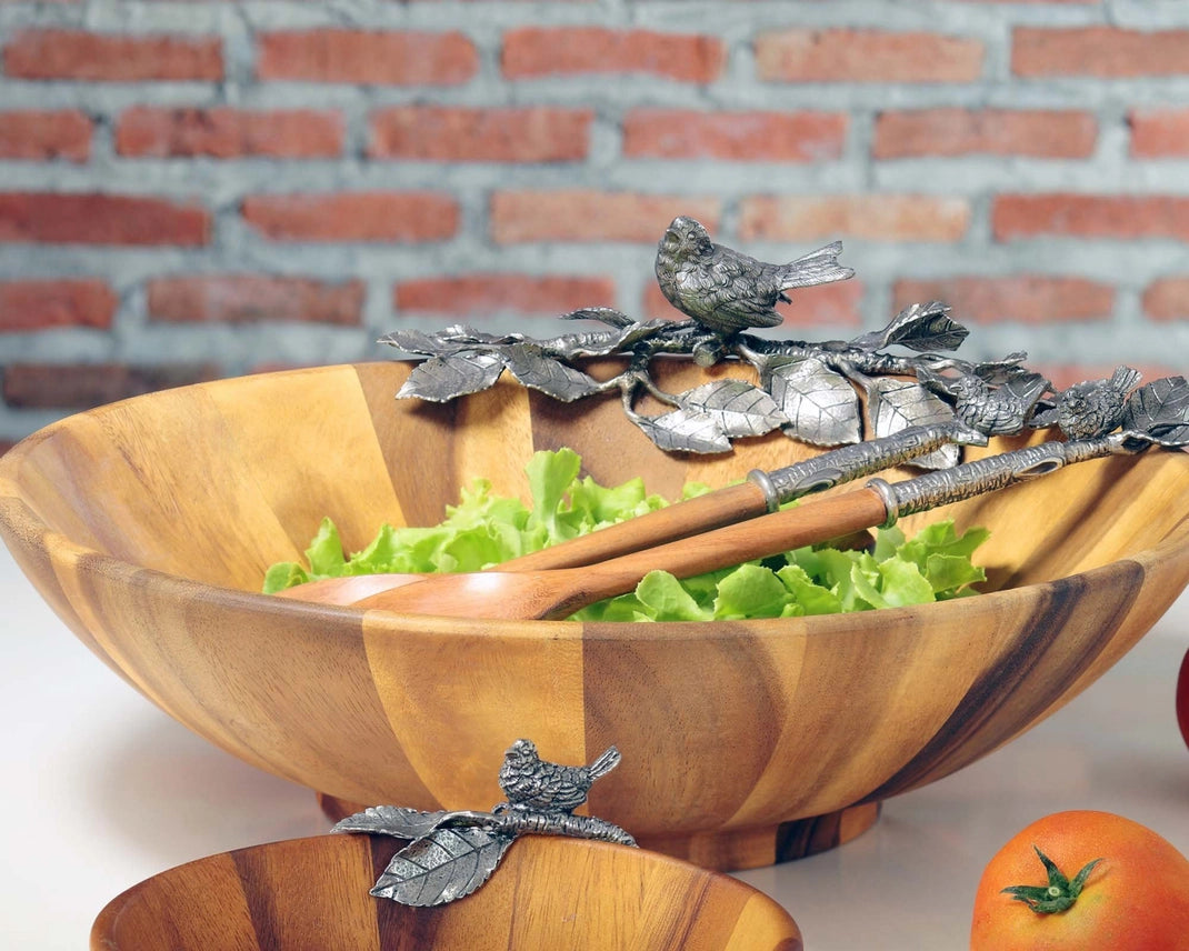 Song Bird Salad Serving Bowl