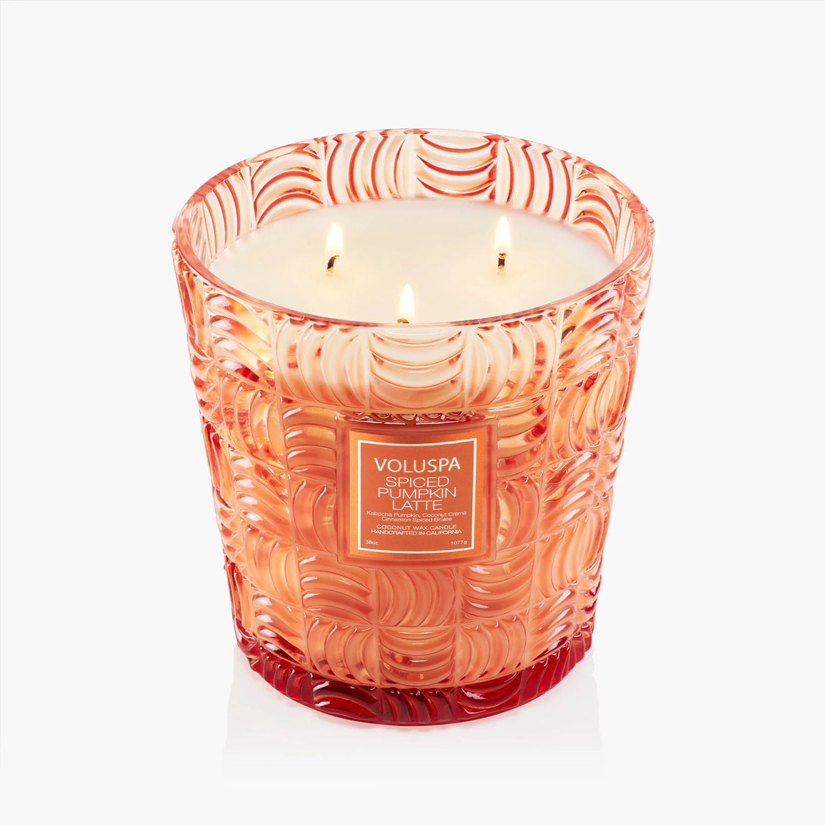 Spiced Pumpkin Latte 3 Wick Hearth Candle - Robert's-VOLUSPA-Robert's