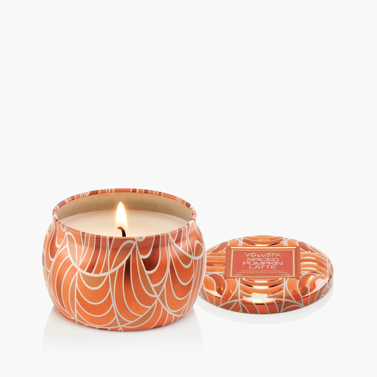 Spiced Pumpkin Latte Mini Tin Candle - Robert's-VOLUSPA-Robert's